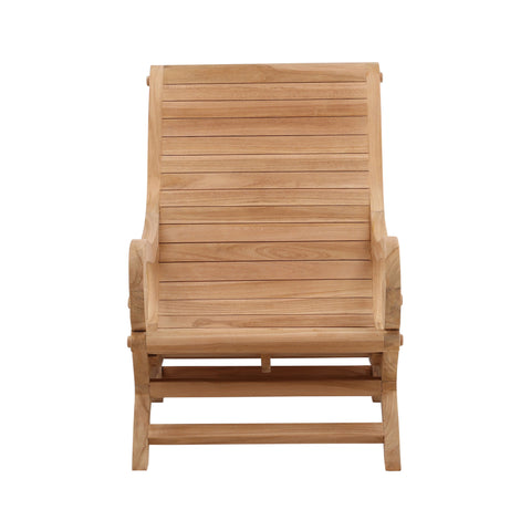 Tomas Natural Finish Outdoor Lounge Chair