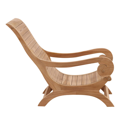 Tomas Natural Finish Outdoor Lounge Chair