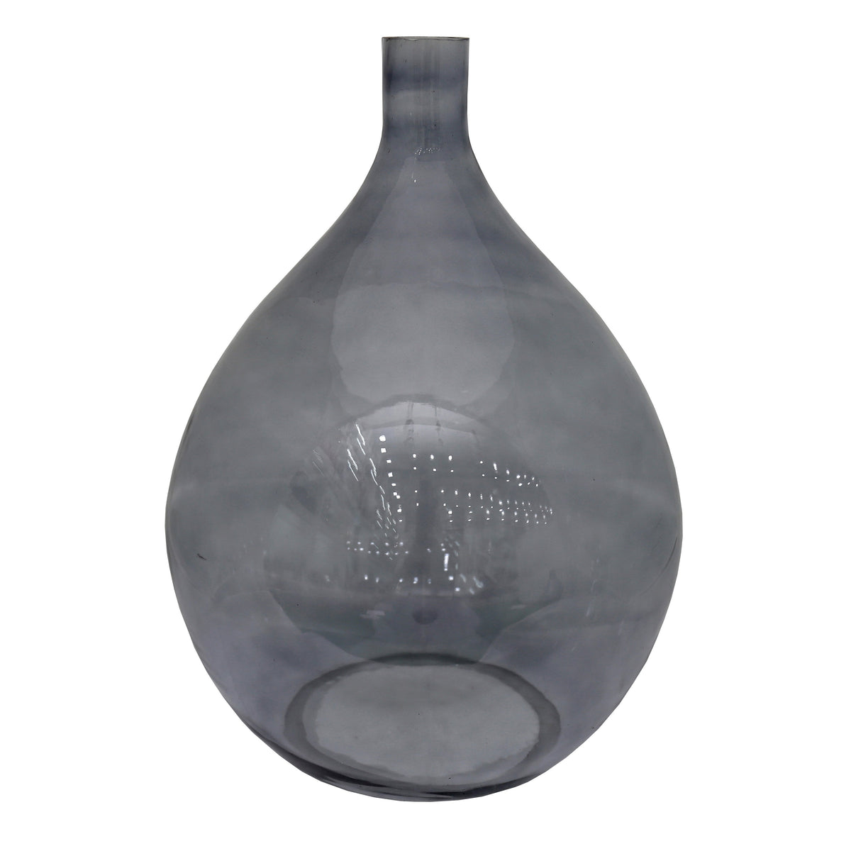 Odessa Smoked Grey Finish Vase
