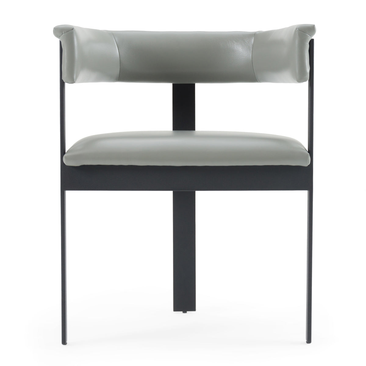 Modrest Boswell Modern Grey Faux Leather & Black Dining Chair Model VGRH-RHS-DC-158-GRYBLK