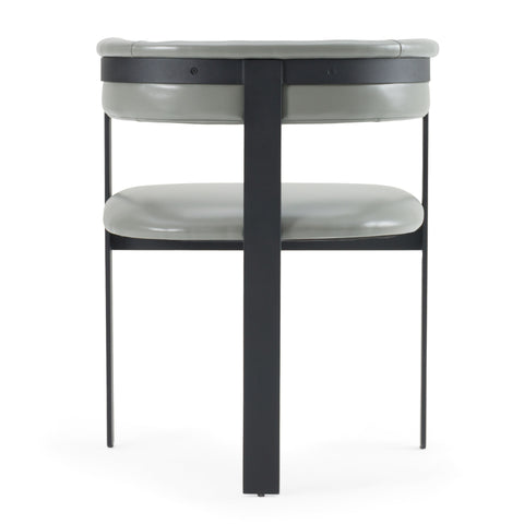 Modrest Boswell Modern Grey Faux Leather & Black Dining Chair Model VGRH-RHS-DC-158-GRYBLK