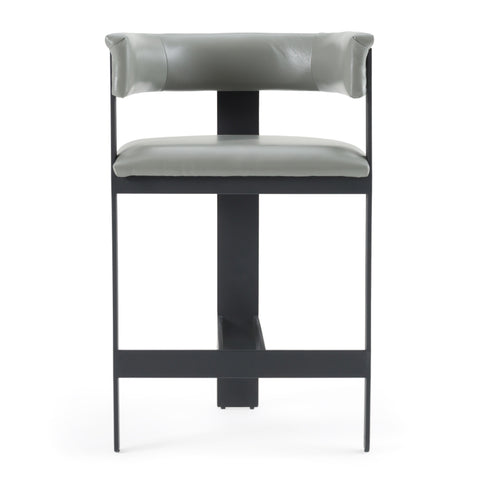 Modrest Boswell Modern Grey Faux Leather & Black Counter Chair Model VGRH-RHS-CS-158-GRYBLK