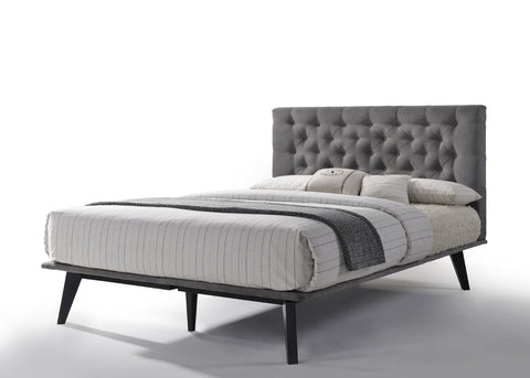 Queen Modrest Gibson Modern Grey Fabric Bed Model VGMABR-54-BED-Q