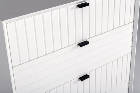 Nova Domus Valencia Contemporary White Chest Model VGMABR-76-CHEST