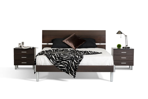 Modrest Bravo Modern Wenge Bed Model VGDEBRAVO-BED-WGE