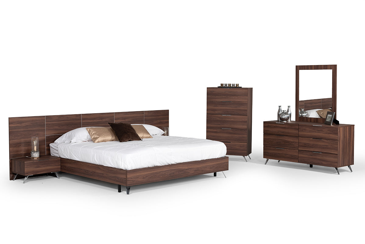 Nova Domus Brooklyn Italian Modern Walnut Chest Model VGACBROOKLYN-CHEST