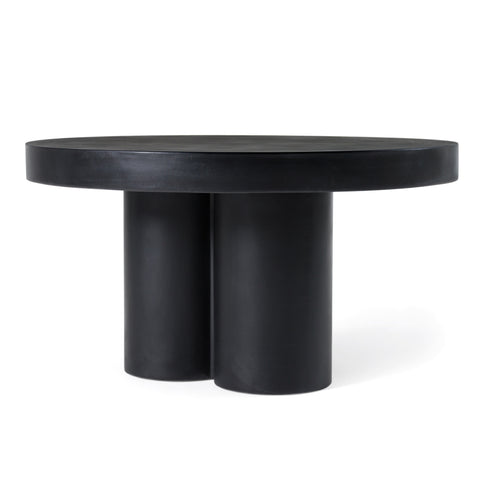 Modrest Bruni Modern Black Concrete Coffee Table Model VGGR-623840-BLK