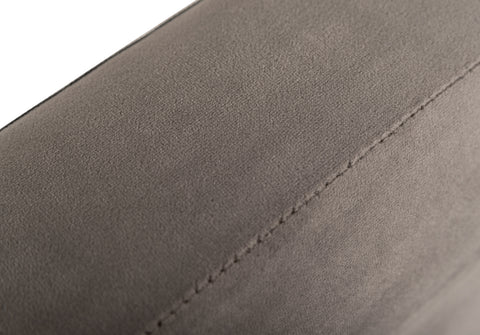 Nova Domus Bryan Modern Grey Velvet & Gold Bed Model VGMABR-82