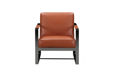 C67 - Camel Leather Accent ChairModel:  C67-CAMEL-CH