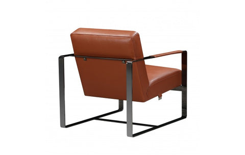 C67 - Camel Leather Accent ChairModel:  C67-CAMEL-CH