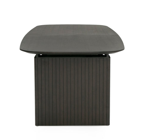 Modrest Calhoun Modern Smoked Oak Extendable Dining Table Model VGDWJ3572-BRN-DT