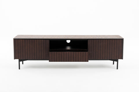 Modrest Calhoun Modern Smoked Ash Tv Stand Model VGDWJ9737-BRN-TV