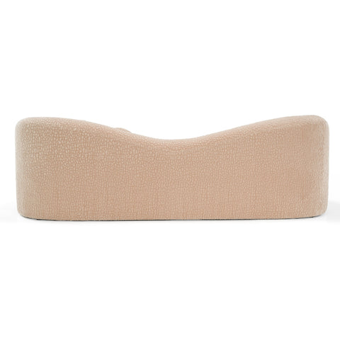 Divani Casa Calico Contemporary Tan Fabric 3 Seat Sofa Model VGOD-ZW-20019-TAN-3