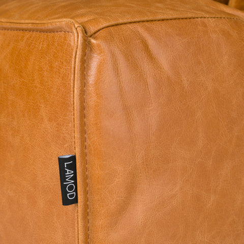 Divani Casa Cambria Modern Cognac Leather Sofa Model VGKK-KF.1123-SOFA-M2832