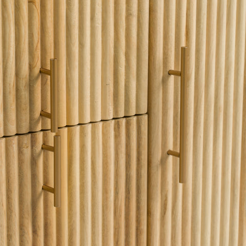 Modrest Cambridge White Marble & Mango Buffet Model VGEDRID118001-BUF