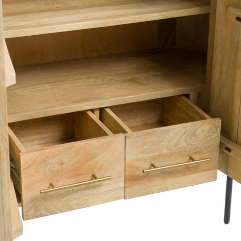 Modrest - Cambridge White Marble & Mango Tall Buffet