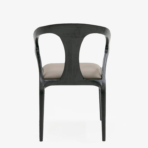 Modrest Campbell Mid Century Modern Grey & Black Ash Dining Chair Model VGCS-CH-9808A-GRY