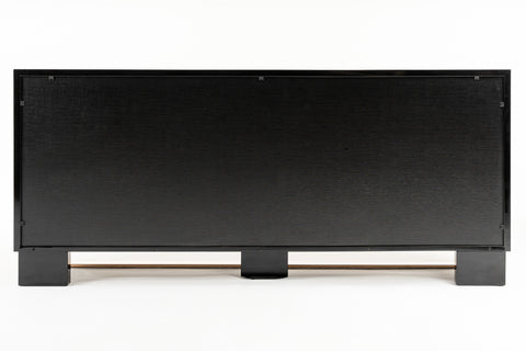 Nova Domus Cartier Modern Black & Rosegold Buffet By VIG Furniture