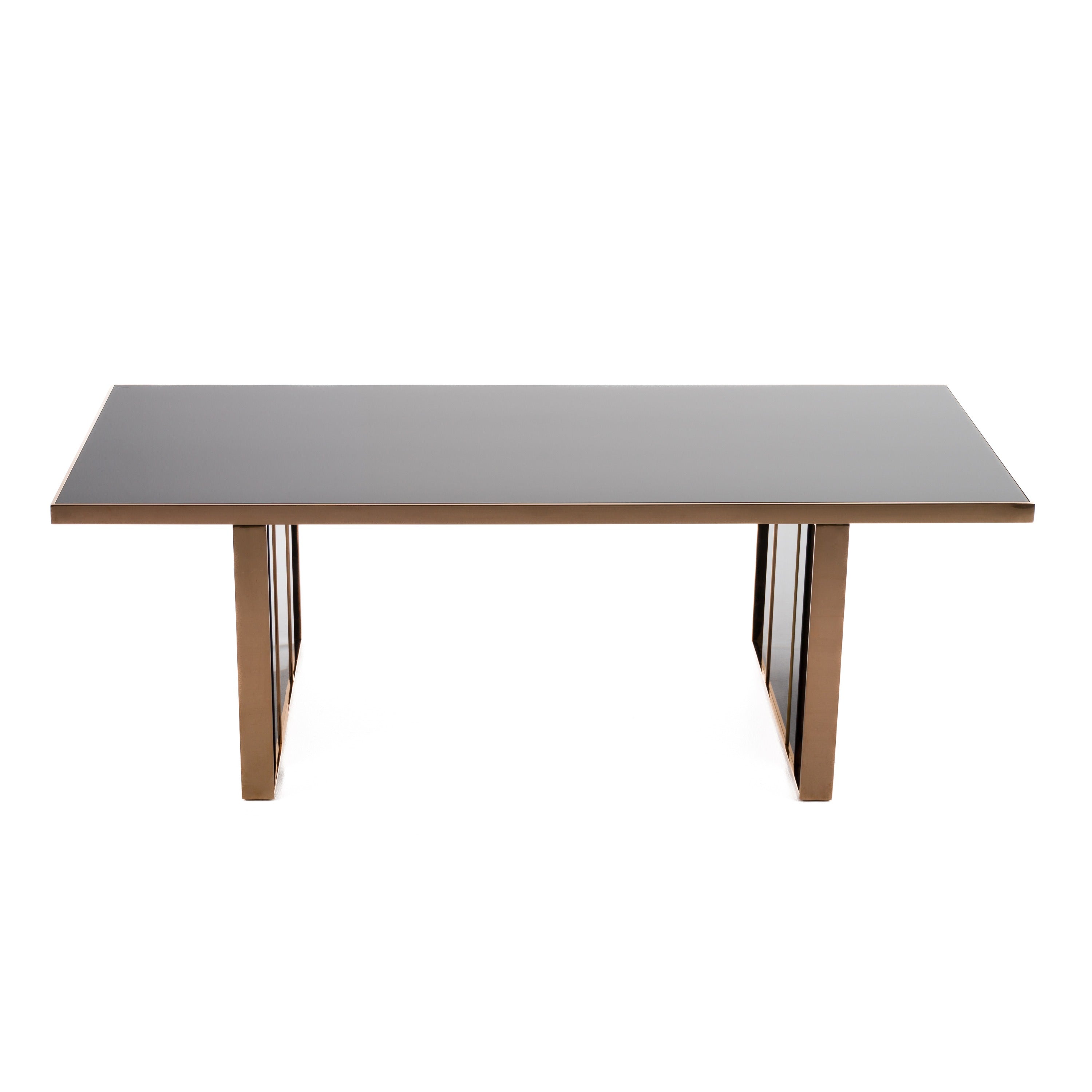 Nova Domus Cartier Modern Black & Rosegold Dining Table Model VGVCT-A002