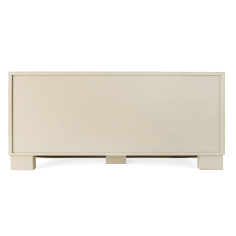 Nova Domus Cartier Modern Beige Shagreen And Brushed Brass Dresser Model VGVC-J-A002-M