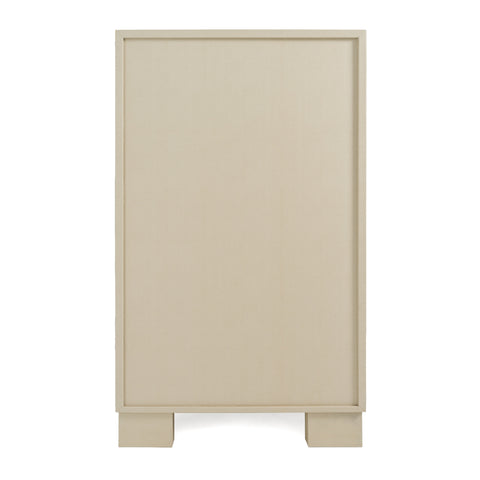 Nova Domus Cartier Modern Beige Shagreen And Brushed Brass Chest Model VGVC-J-A002-CH