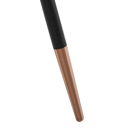 Modrest Cayson Modern Black Ceramic Small Coffee Table Model VGEWCT1015-3BA-BLK-CT-SM