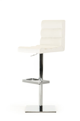 Modrest Kasey Modern White Bar Stool Model VGCBT-1066CN-WHT