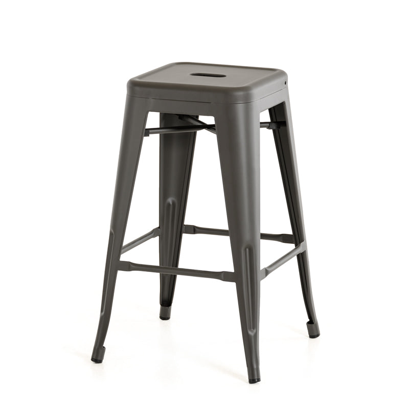 Dink Modern Grey Metal Bar Stool (Set Of 4) Model VGCBT-5825-GRY