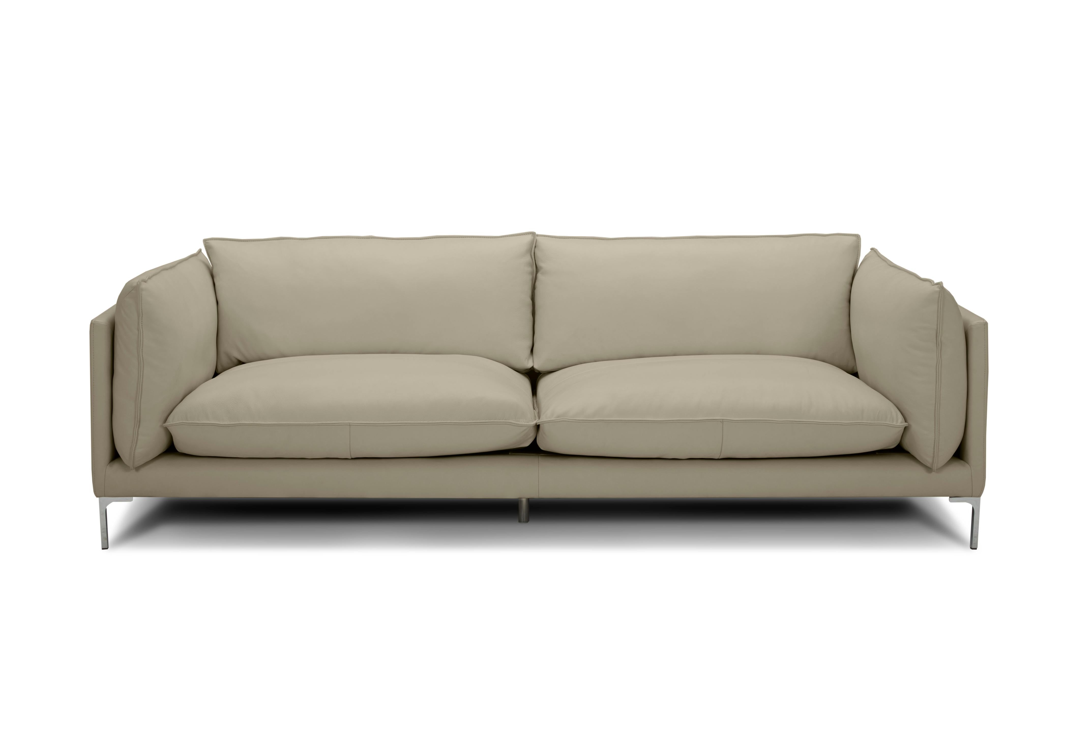 Divani Casa Harvest Modern Taupe Full Leather Sofa Model VGKKKF2627-TP-S