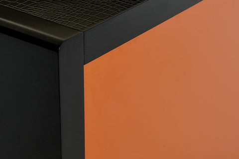 A&X Talin Modern Black Crocodile & Rosegold Buffet Model VGUN106-180-CROC