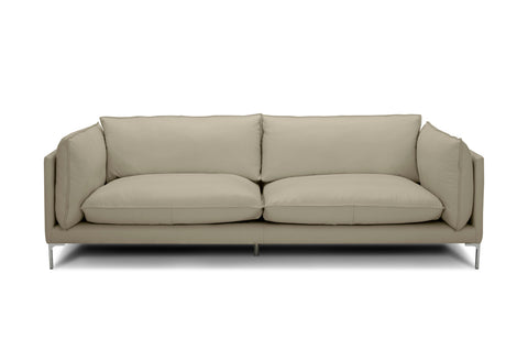 Divani Casa Harvest Modern Taupe Full Leather Sofa Model VGKKKF2627-TP-S