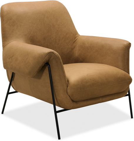 Hooker Furniture Living Room Ambroise Metal Frame Club Chair