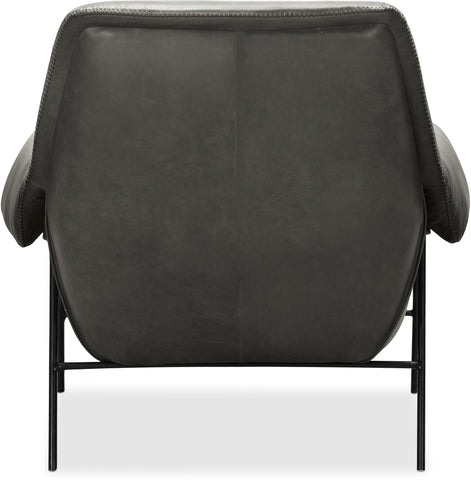 Hooker Furniture Living Room Ambroise Metal Frame Club Chair