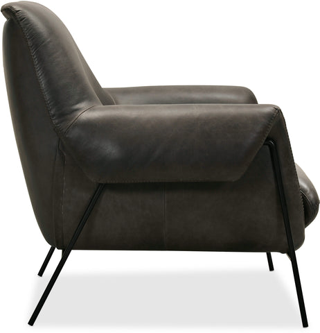 Hooker Furniture Living Room Ambroise Metal Frame Club Chair