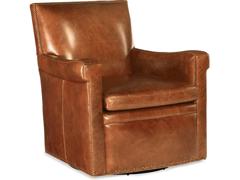 Hooker Furniture Living Room Jilian Swivel Club Chair