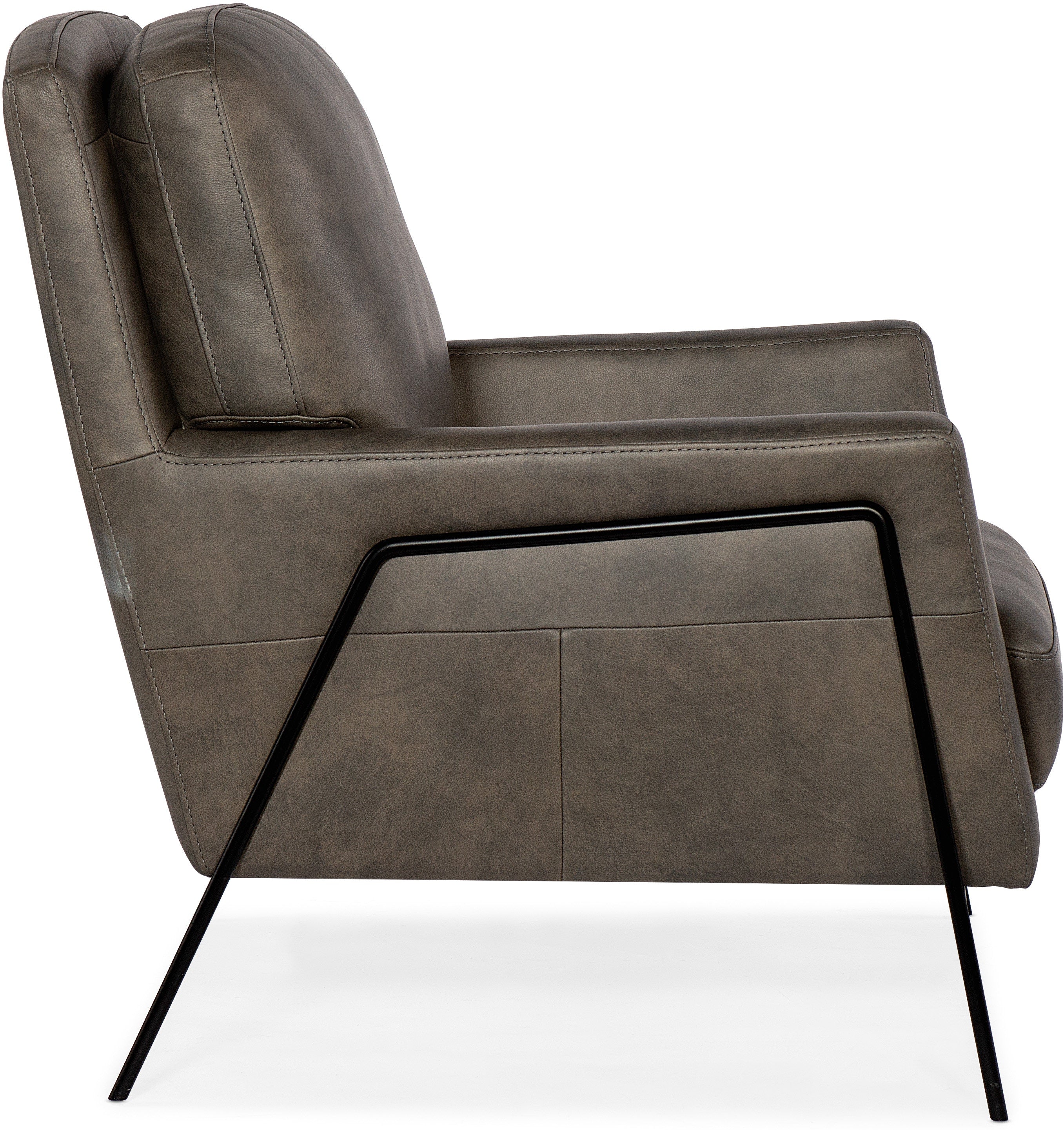 Hooker Furniture Living Room Amette Metal Frame Club Chair