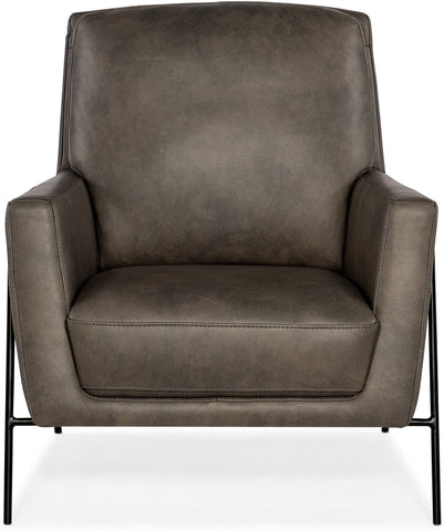 Hooker Furniture Living Room Amette Metal Frame Club Chair