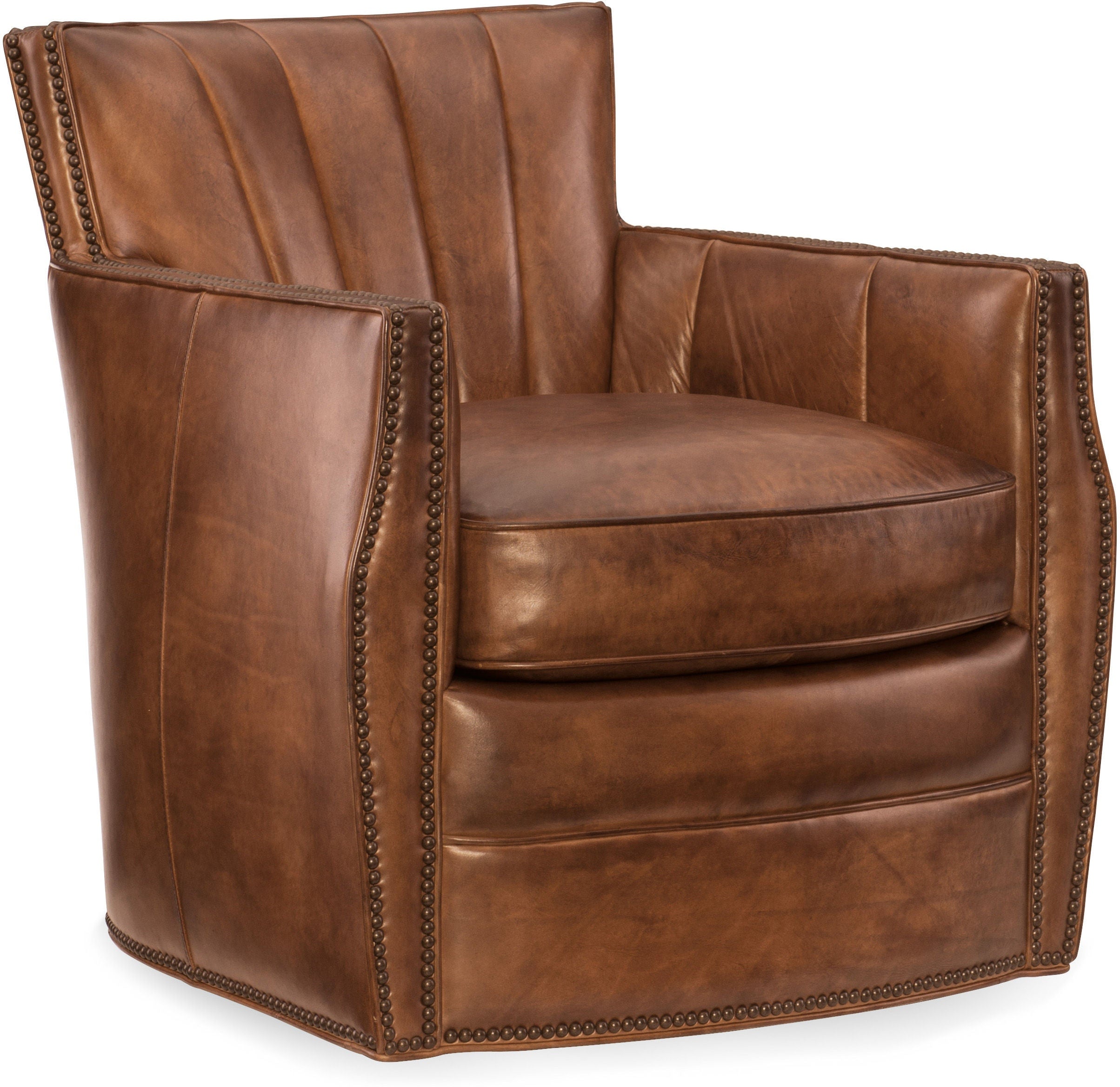 Hooker Furniture Living Room Carson Swivel Club Chair