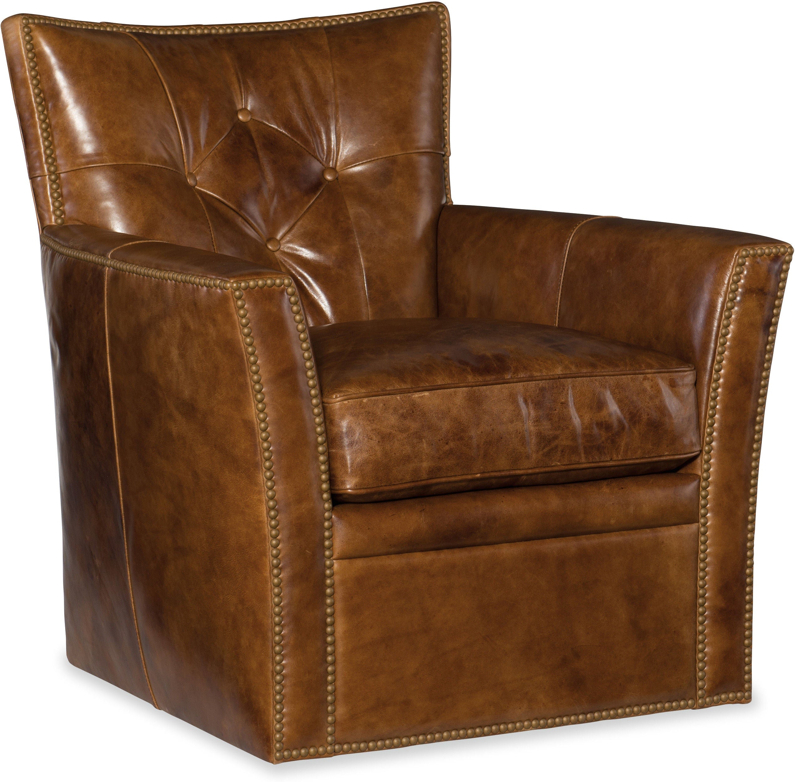 Hooker Furniture Living Room Conner Swivel Club Chair