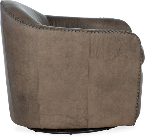 Hooker Furniture Living Room Roper Swivel Club Chair