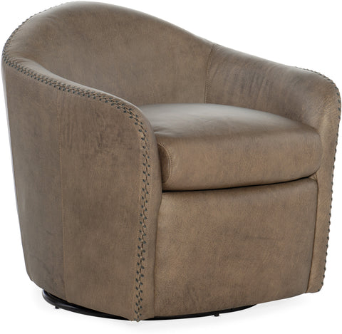 Hooker Furniture Living Room Roper Swivel Club Chair