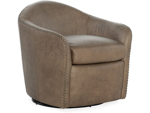 Hooker Furniture Living Room Roper Swivel Club Chair