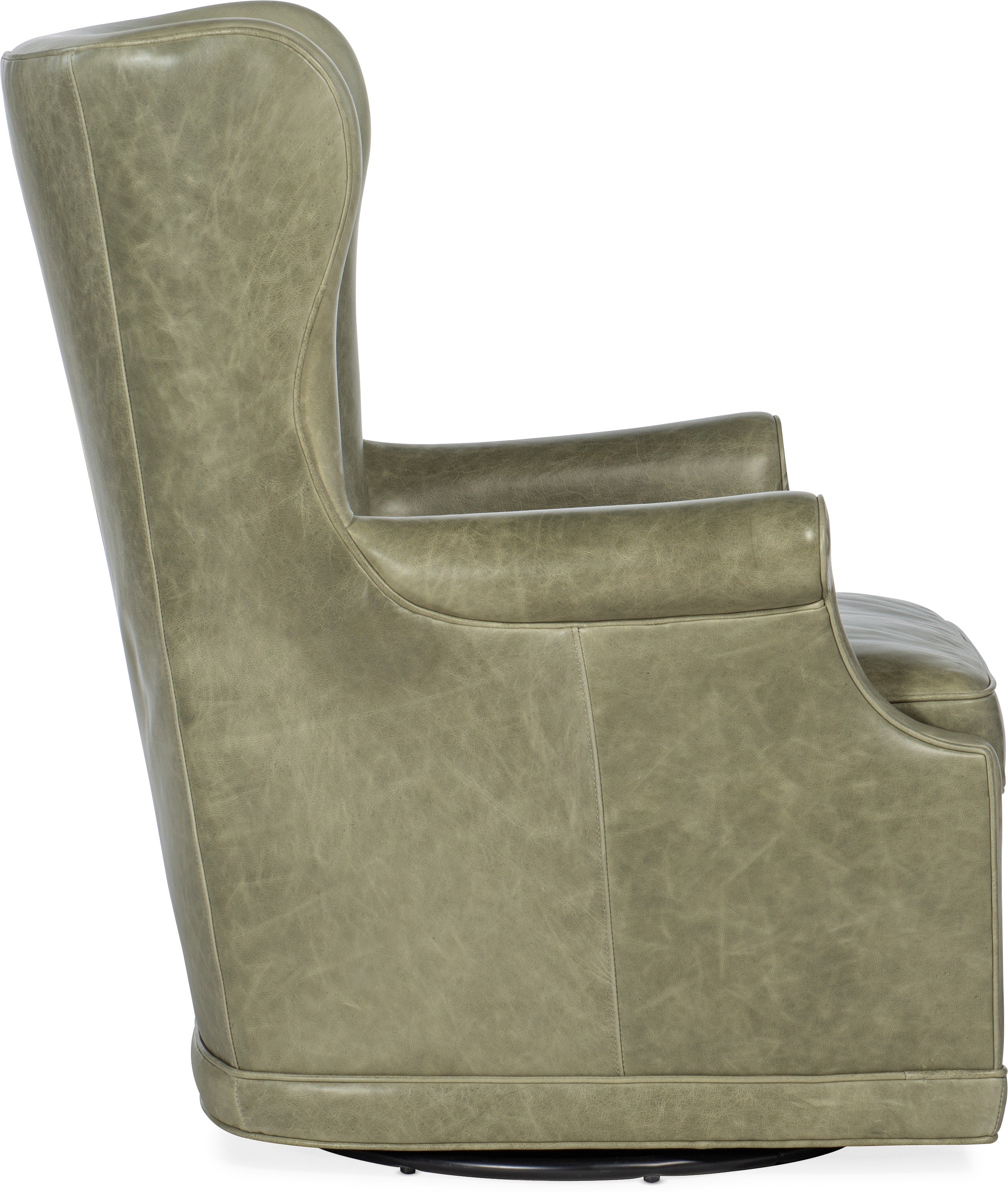 Hooker Furniture Living Room Mai Wing Swivel Club Chair