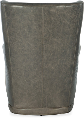 Hooker Furniture Living Room Mai Wing Swivel Club Chair