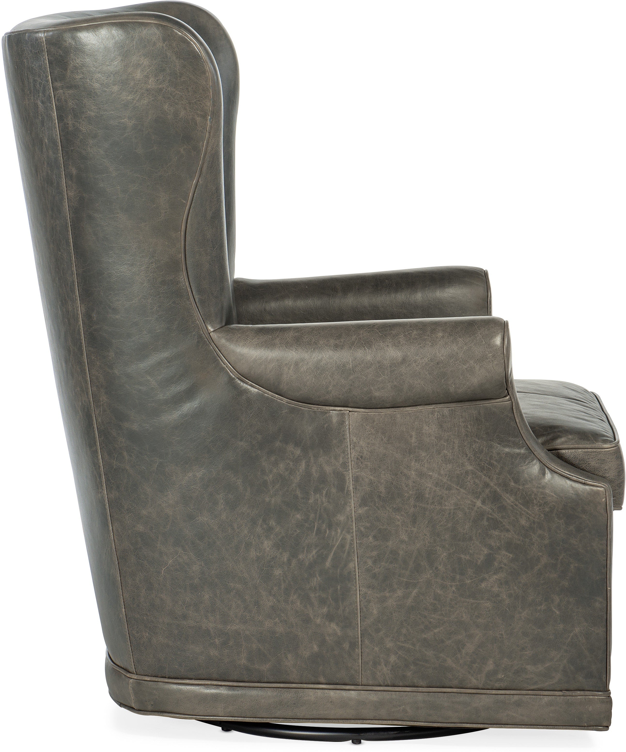 Hooker Furniture Living Room Mai Wing Swivel Club Chair