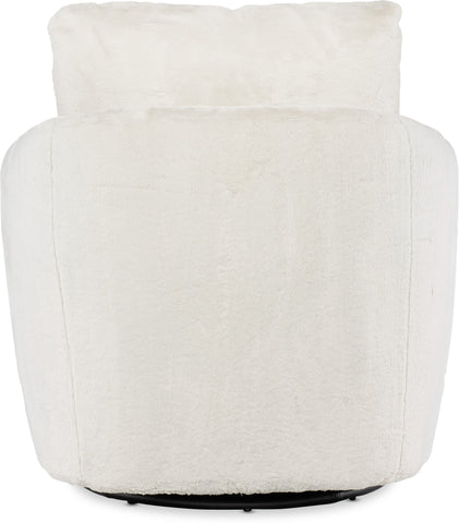 Hooker Furniture Living Room Bonnie Swivel Chair with Power Footrest