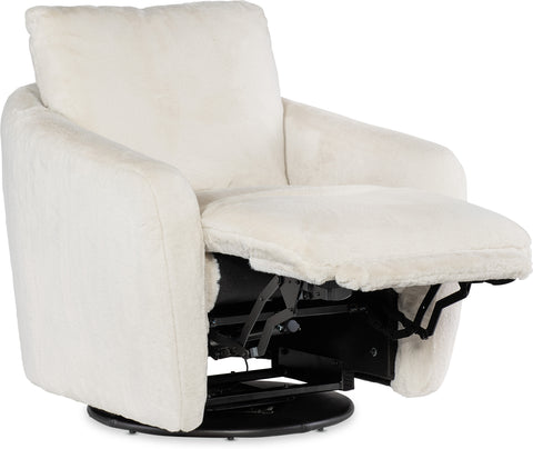 Hooker Furniture Living Room Bonnie Swivel Chair with Power Footrest