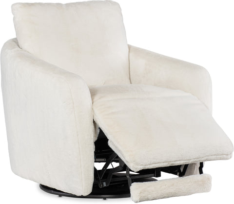 Hooker Furniture Living Room Bonnie Swivel Chair with Power Footrest