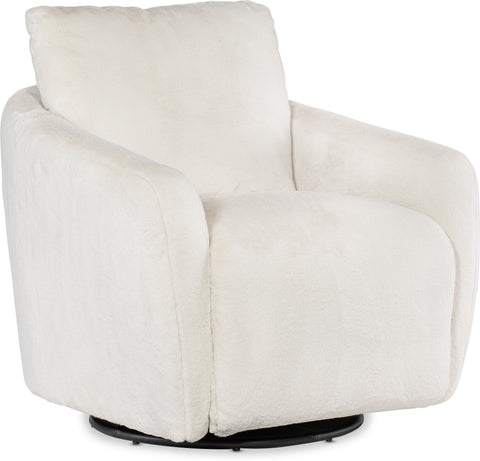 Hooker Furniture Living Room Bonnie Swivel Chair with Power Footrest