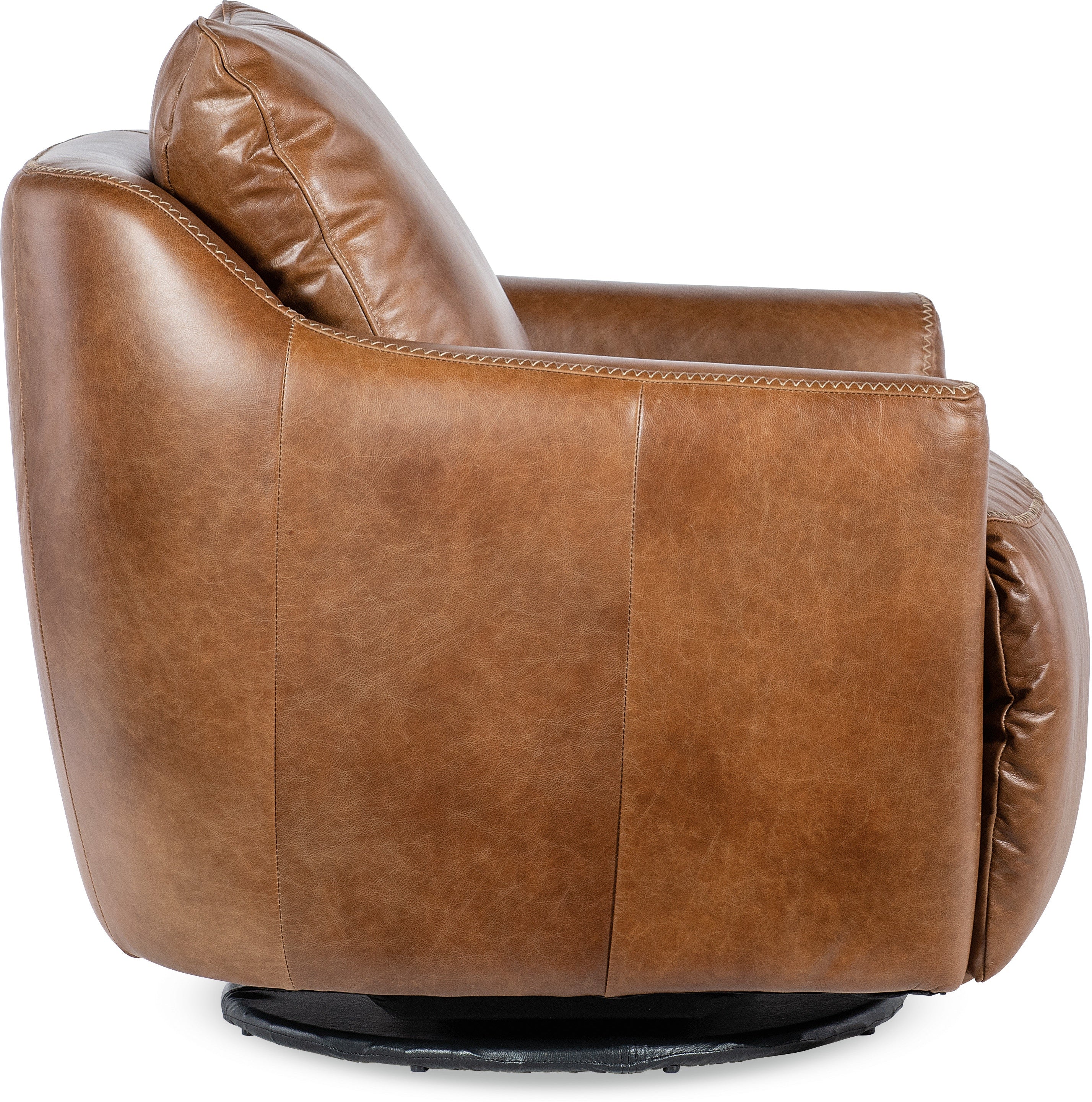 Hooker Furniture Living Room Beau Swivel with Power Footrest